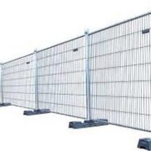 block and mesh fencing